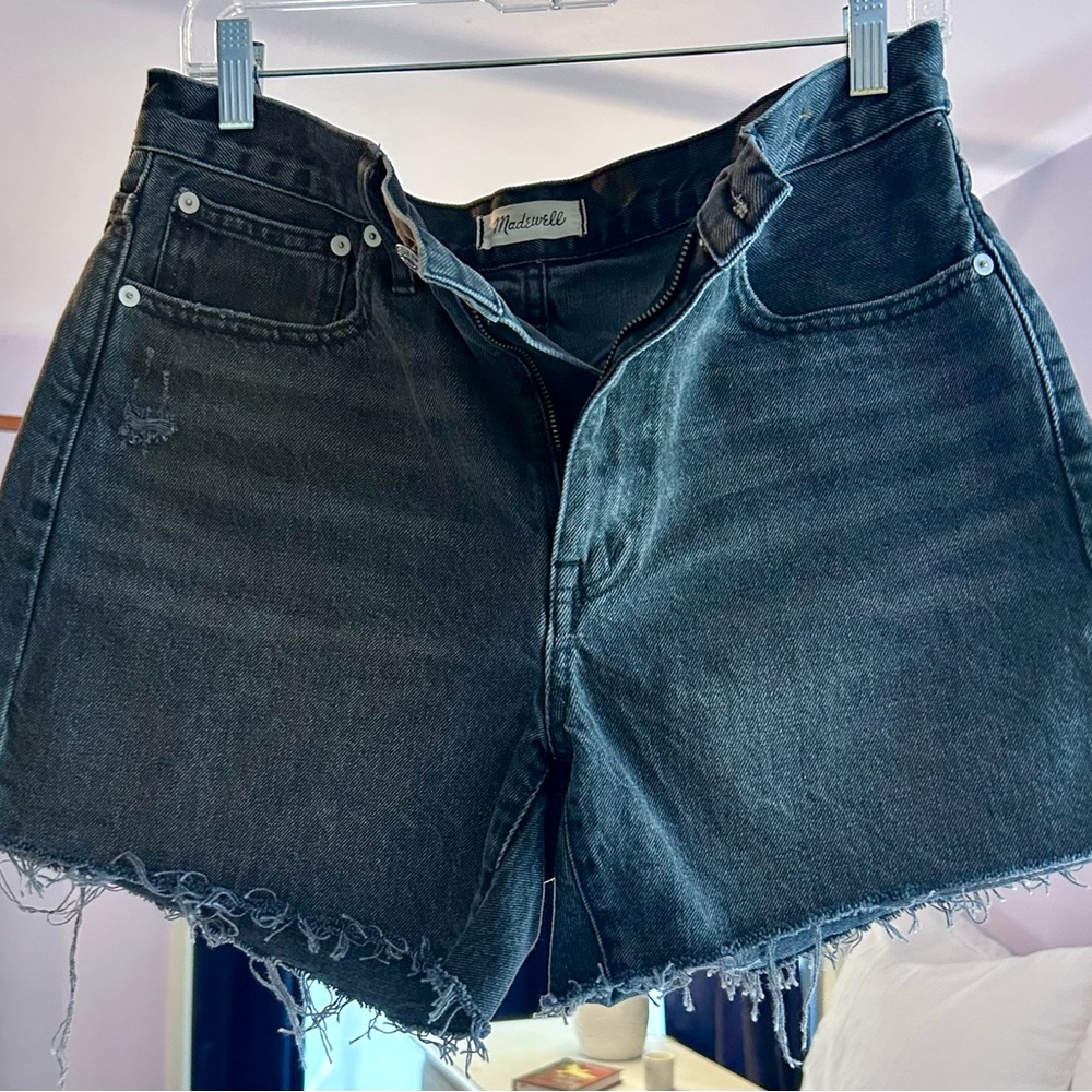 Madewell Relaxed Mid-Length Women's Bradbrook Wash Denim Shorts